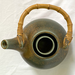 Wilhelm Kåge for Gustavsberg stoneware Verkstad teapot - Sweden late 1950s