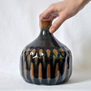 Carl-Harry Stålhane for Rörstrand stoneware CDF vase - Sweden 1950s