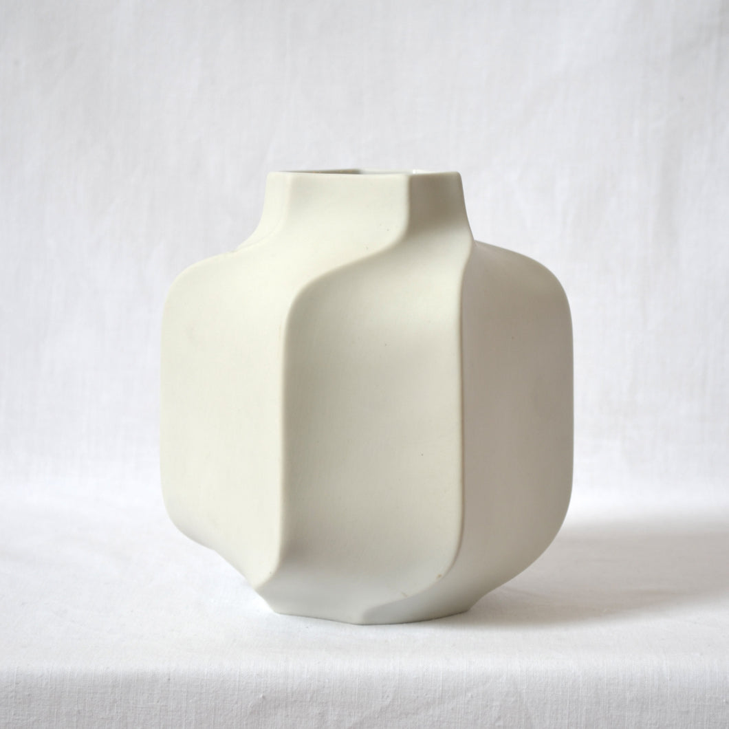 Heinrich porcelain Op Art vase - Germany 1960s