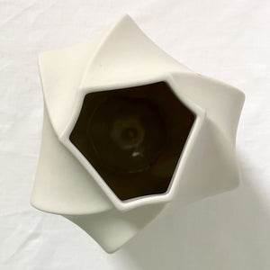 Heinrich porcelain Op Art vase - Germany 1960s