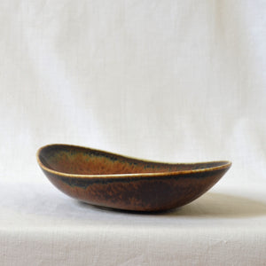 Carl-Harry Stålhane for Rörstrand stoneware SAH dish - Sweden 1950s