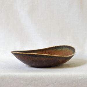 Carl-Harry Stålhane for Rörstrand stoneware SAH dish - Sweden 1950s