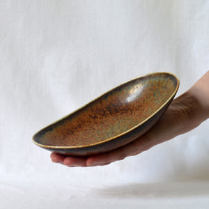 Carl-Harry Stålhane for Rörstrand stoneware SAH dish - Sweden 1950s