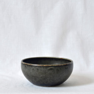 Carl-Harry Stålhane for Rörstrand Ateljé stoneware bowl - Sweden 1950s