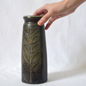 Carl-Harry Stålhane for Rörstrand Ateljé stoneware vase - Sweden 1950s