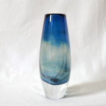 Load image into Gallery viewer, Sven Palmqvist for Orrefors Kraka glass vase - Sweden 1959