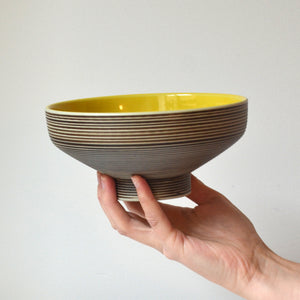 Carl-Harry Stålhane for Rörstrand stoneware Entré bowl - Sweden 1950s-AVVE.ny