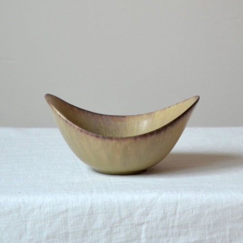 Gunnar Nylund for Rörstrand stoneware small ARO bowl - Sweden 1950s-AVVE.ny