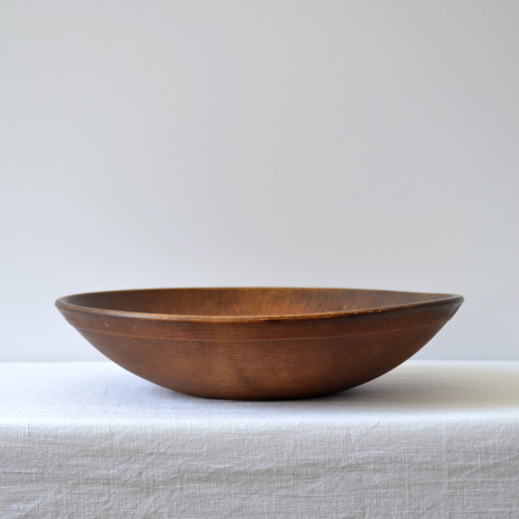 Munising medium maple wood bowl - Michigan, USA 1930s-AVVE.ny