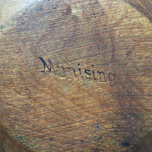 Munising medium maple wood bowl - Michigan, USA 1930s-AVVE.ny