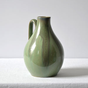 Denbac art nouveau flamed sandstone pitcher vase - France 1920s-AVVE.ny