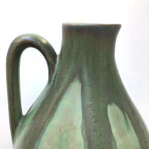Denbac art nouveau flamed sandstone pitcher vase - France 1920s-AVVE.ny