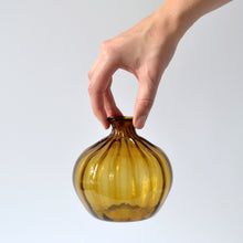 Load image into Gallery viewer, Vintage amber glass vase - 1930s-AVVE.ny