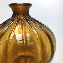 Load image into Gallery viewer, Vintage amber glass vase - 1930s-AVVE.ny