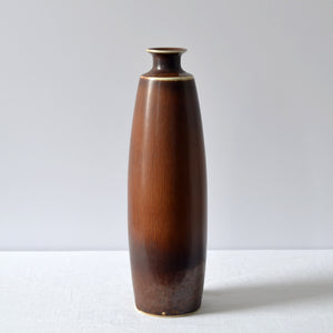 Carl-Harry Stålhane for Rörstrand stoneware SAK vase - Sweden 1950s-AVVE.ny