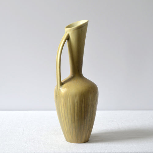 Gunnar Nylund for Rörstrand stoneware AXQ vase - Sweden 1950s-AVVE.ny