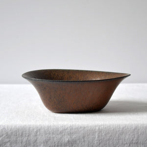 Gunnar Nylund for Rörstrand stoneware AUN bowl - Sweden 1950s-AVVE.ny