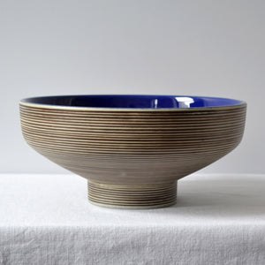 Carl-Harry Stålhane for Rörstrand stoneware Entré bowl set - Sweden 1950s-AVVE.ny