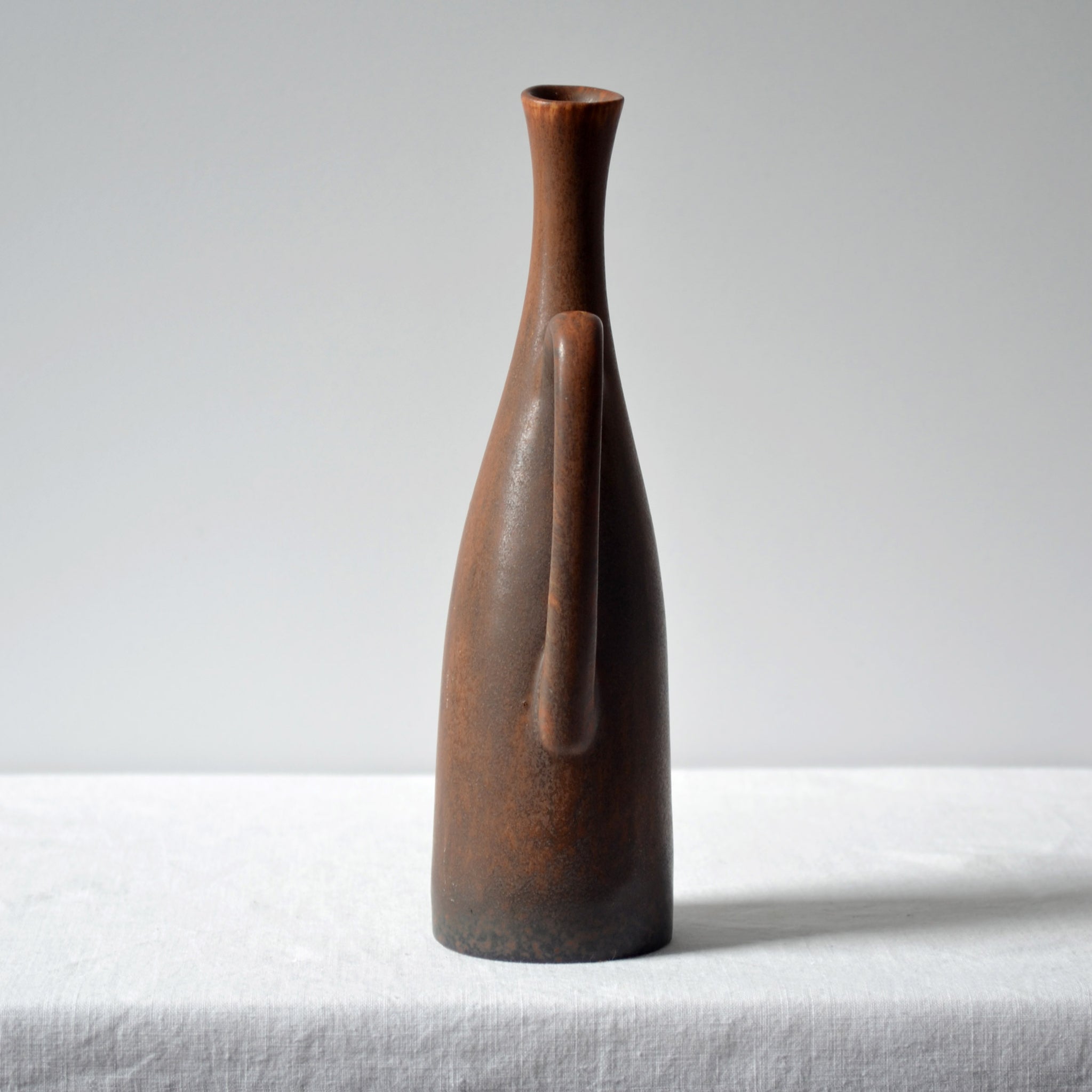 Carl-Harry Stålhane for Rörstrand stoneware SYS pitcher vase