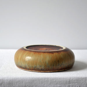 Carl-Harry Stålhane for Rörstrand stoneware SAB bowl - Sweden 1950s-AVVE.ny