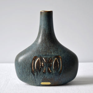 Gunnar Nylund for Rörstrand stoneware ASP vase - Sweden 1950s-AVVE.ny