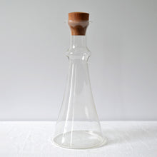 Load image into Gallery viewer, Gunnar Cyren for Dansk glass decanter with teak stopper - 1970s