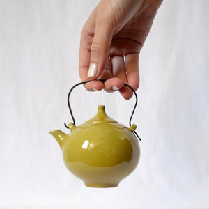Carl-Harry Stålhane for Rörstrand small stoneware UV teapot - Sweden 1950s