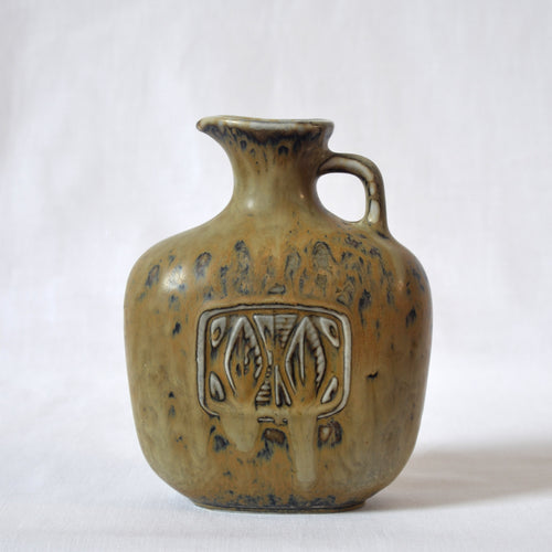 Gunnar Nylund for Rörstrand stoneware ASU pitcher vase - Sweden 1950s