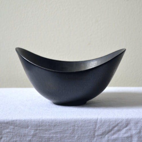 Gunnar Nylund for Rörstrand stoneware medium ARO bowl - Sweden 1950s-AVVE.ny