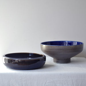 Carl-Harry Stålhane for Rörstrand stoneware SAX bowl - Sweden 1950s-AVVE.ny