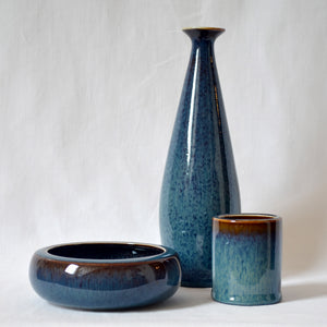 Carl-Harry Stålhane for Rörstrand stoneware vase - Sweden 1950s